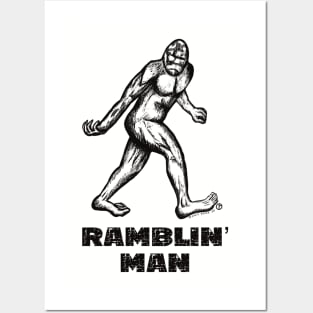 Ramblin’ Man Bigfoot Posters and Art